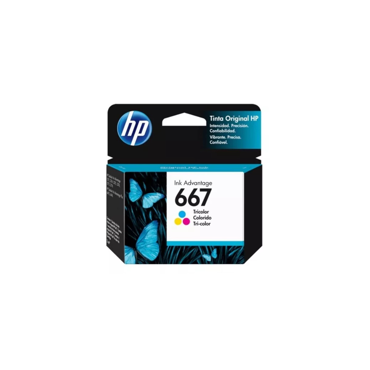 Cartucho Hp 667 Tricolor Original 1275/2374/2375/2376/2775