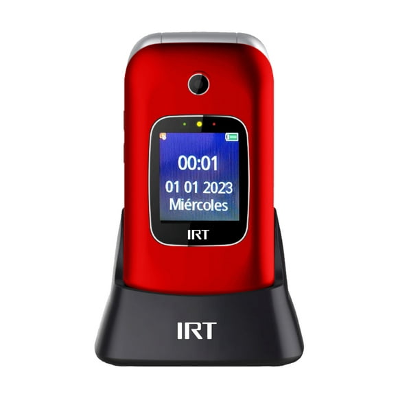 Celular Senior 4G Clamshell Rojo IRT S005SENIORD330R