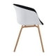 thumbnail image 2 of Silla De Comedor Napoles Negro Blanco, 2 of 7
