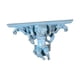 thumbnail image 5 of Estante Montado En La Pared Estantes Adornados Estante De Estatua De ángel De Resina Para Decoración De Pared Azul, 5 of 5