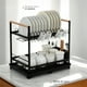 thumbnail image 2 of Secaplatos Escurridor Acero Inox Valencia 2 Niveles Simplit negro, 2 of 8