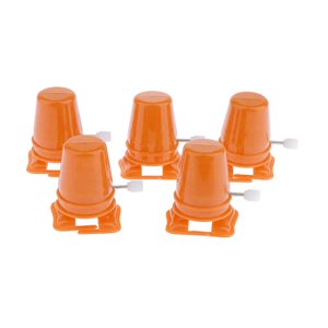 Bothyi - 5 Piezas De Juguete Para Caminar, Juguete De Cuerda Para Proyectos De Bricolaje, Creatividad, Educación, Naranja