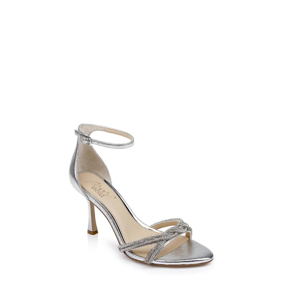 Sandalia Jewel Badgley Mischka Vani con lentejuelas y tacón de aguja