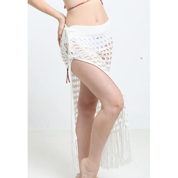 Pareo Falda Larga Blanca L