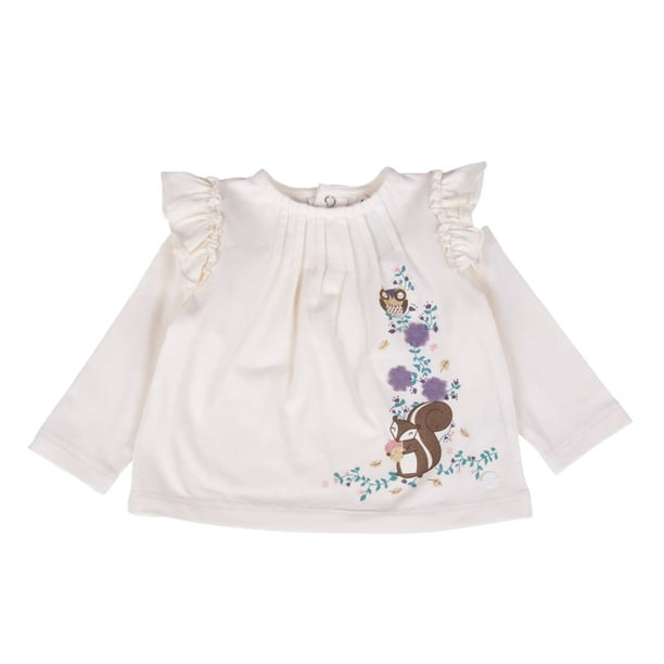 Polera Bebé Niña Crudo Pillin