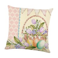 Bothyi - Fundas De Almohada De 18.0 X 18.0 In Con Cremallera Para Sofá, Decoración De Flores