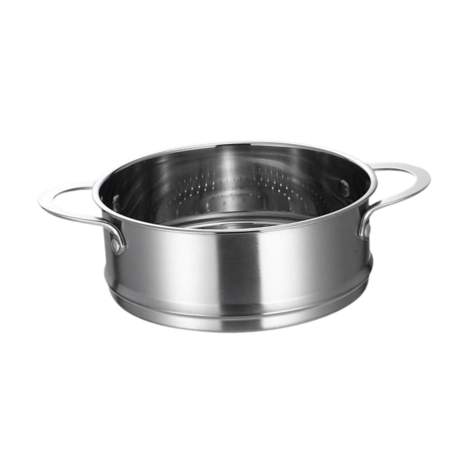 Ioensy - Cesta De Vapor Para Cocinar Carne, Rejilla De Vapor Para El Hogar, Vaporera Para Dumplings, Diámetro De 18cm