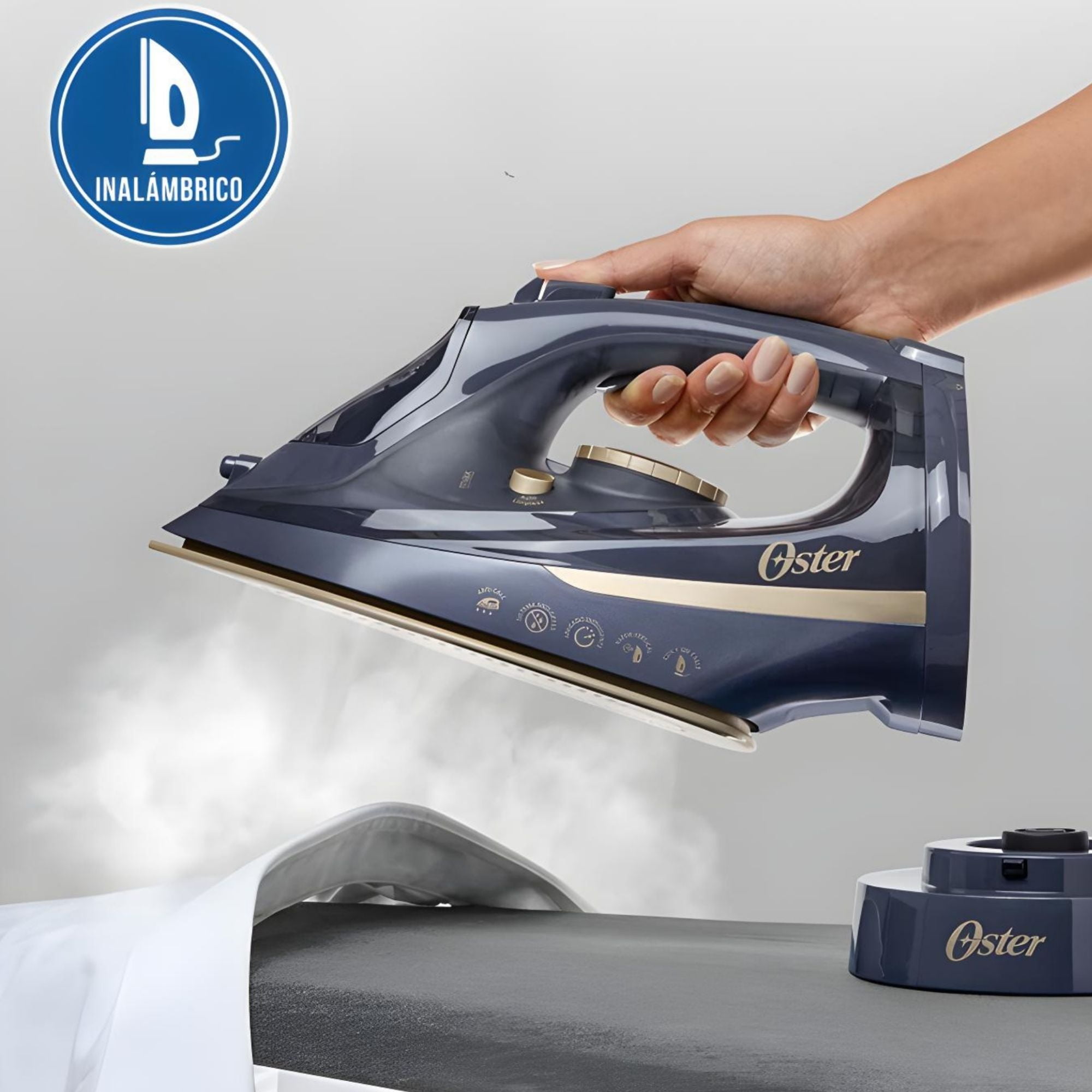 Plancha De Vapor Inalámbrica Oster® 2 En 1 Con Suela De Cerámica Gcstcc5000
