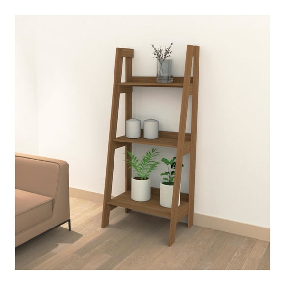 Estante 3 Niveles 50.8x38.5x117 Cms Nogal