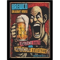 Genérico - Cuadro Decorativo Beer Clasico Medidas 30X40 Cm