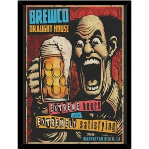 Genérico - Cuadro Decorativo Beer Clasico Medidas 30X40 Cm