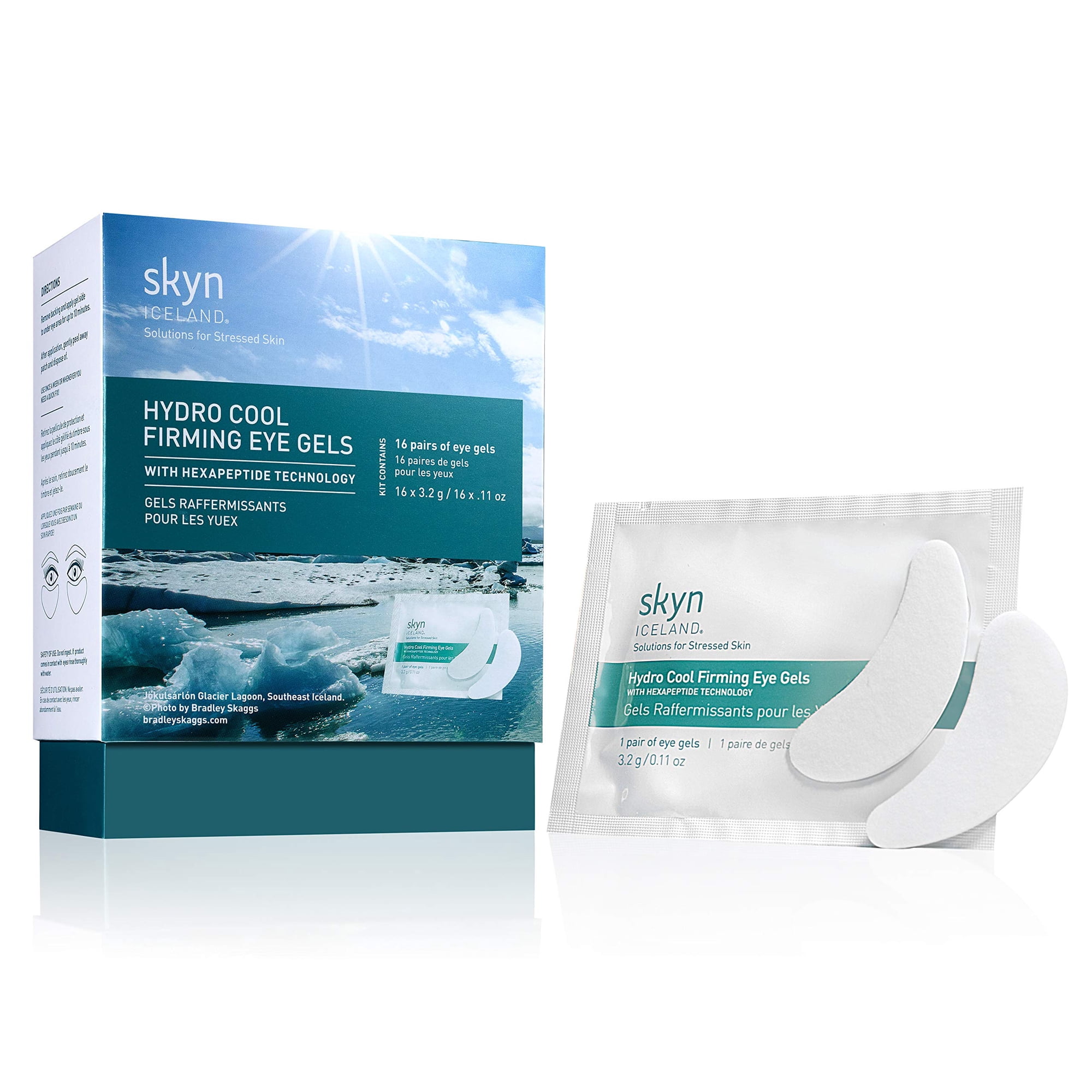 Máscara En Gel Para Ojos Skyn Iceland Hydro Cool Firming, 16 Pares
