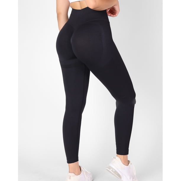 Calza Leggings Deportiva Mujer Doble Push Up Pretina Cruzada
