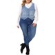 thumbnail image 2 of Agnes Orinda Chalecos de Mezclilla para Mujer de Talla Grande, Chaleco de Jean con Botones, Chaqueta Sin Mangas Casual 6X Azul Claro, 2 of 6