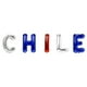 thumbnail image 2 of Globos Metalizados Letras Viva Chile Fiestas Patrias Cotillon, 2 of 3