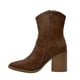 thumbnail image 5 of Bota Cowboy para Mujer Color Café con Hebilla y Aros, 5 of 5