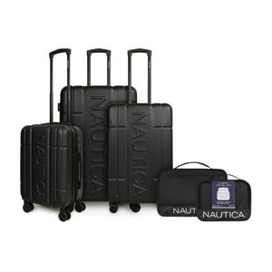 Nautica - Set 3 Maletas S+M+L Amsterdam Negro + Organizador De Viaje 2 Pzas. Negro