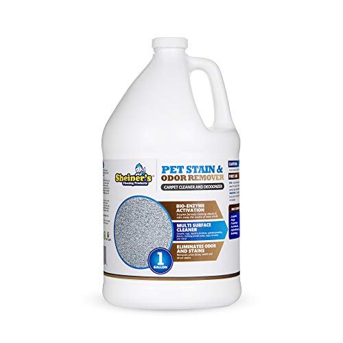 Eliminador de manchas y olores Sheiner's Pet, 3.78 L, bioenzima avanzada