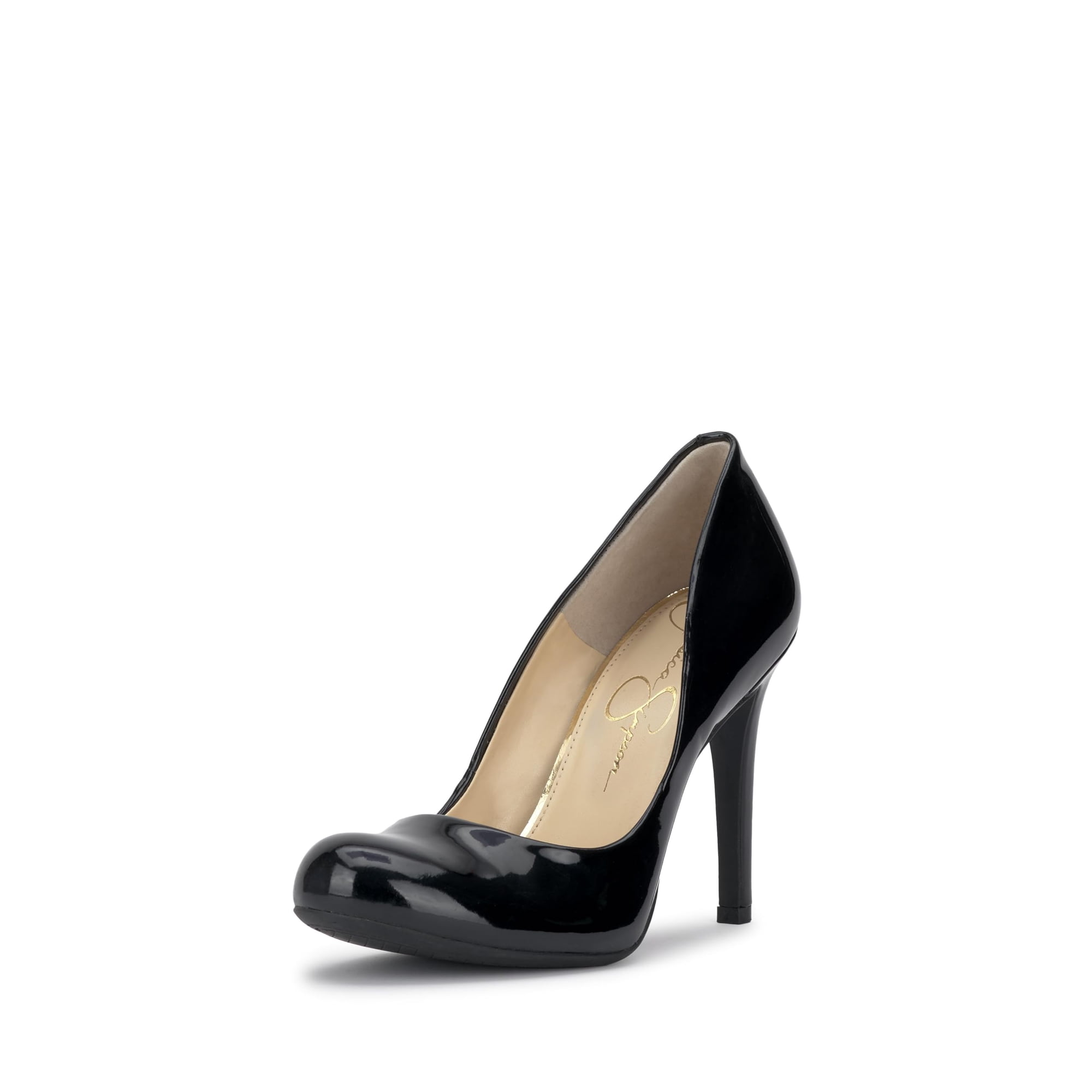 Zapatos De Tacón Jessica Simpson Calie Para Mujer, Color Negro Charol, Talla 11