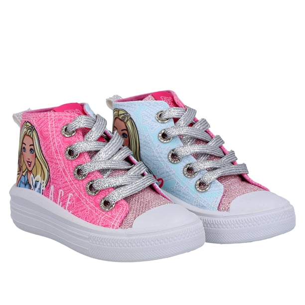 ZAPATILLA BARBIE LONA CAÑA ALTA BICOLOR