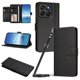 thumbnail image 1 of Funda Cartera Trébol para Motorola Moto G77 con Ranuras Tarjetas y Carga Inalámbrica Negro, 1 of 6