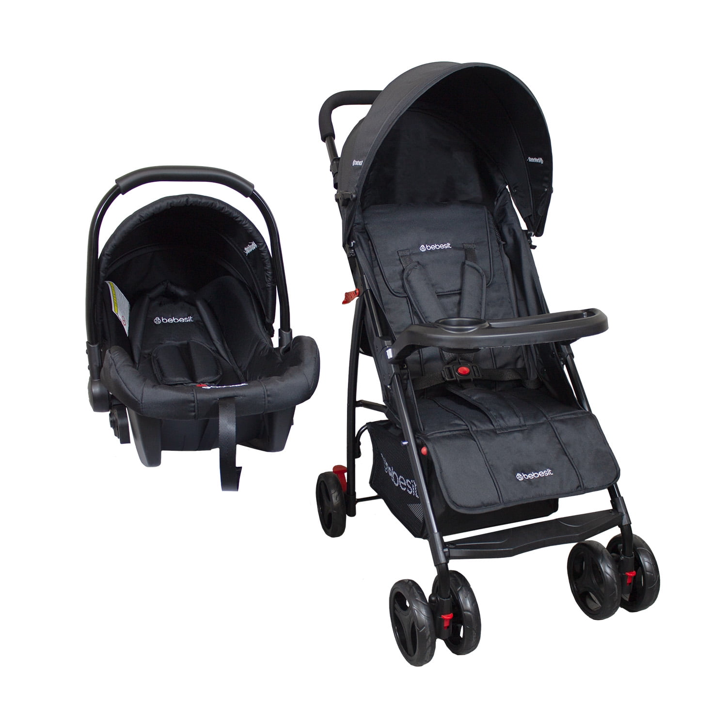 Bebesit - Coche Travel System Summer Negro
