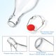 thumbnail image 4 of Botellas de Vidrio Transparentes YEBODA 1000 mL con Tapón para Elaboración Casera, 4 of 8