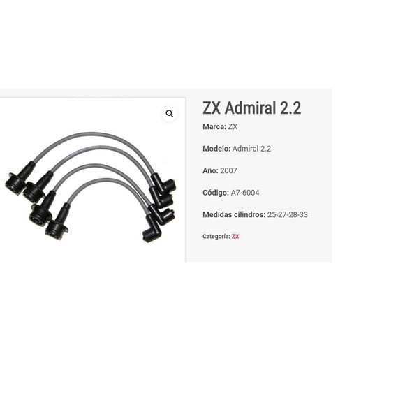 Cables De Bujía Zx