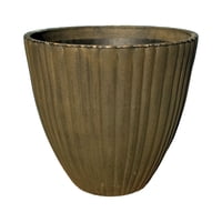 Pottery - Macetero Grande Vertica 36 Bronce