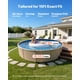 thumbnail image 2 of Revestimiento de piscina elevado VEVOR, redondo, 15 pies, de vinilo de calibre estándar, 2 of 9