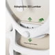 thumbnail image 3 of Silla De Oficina Ergonómica Con Respaldo Alto De Malla Blanca, 3 of 7