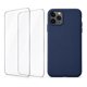 thumbnail image 1 of Kit Carcasa Funda Silicona Azul Marino + 2 Láminas Mica Vidrio Templado para iPhone 11 Pro Max, 1 of 3