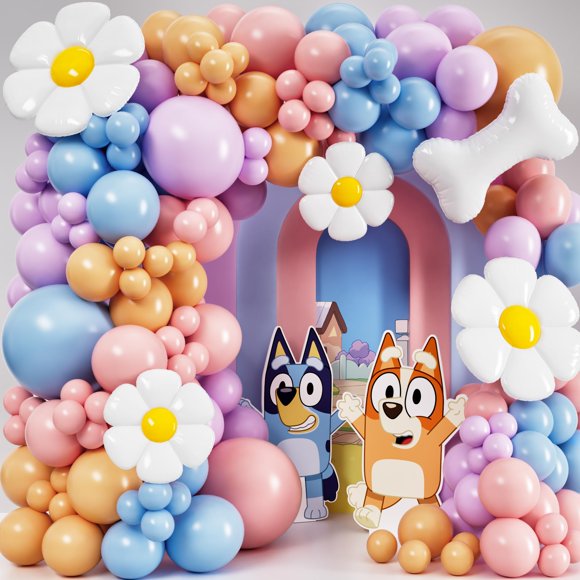 Kit de arco para globos SHERYL DECOR ALL-IN-1 azul con globos adicionales