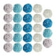 thumbnail image 2 of 15 / 24Pc 5cm Bolas De Mimbre De Ratán Boda Fiesta De Navidad Azul Gris Blanco 24, 2 of 2