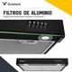 thumbnail image 4 of Campana Extractora Empotrable 60 cm 3 Velocidades Gutstark 300m3/h Acero Inoxidable, 4 of 10