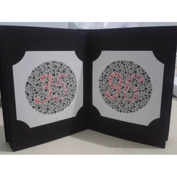 Libro de prueba de color Ishihara Graham-Field de 10 láminas para niños