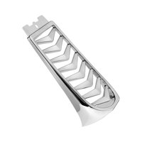 Magideal - Cubierta Del Radiador Inferior Delantero De La Motocicleta, Alerón De De Barbilla/Accesorios/Alto Rendimiento/Fácil Instalación, Piezas De , Plata