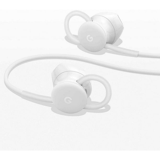 Auriculares digitales con cable WASABI MANGO Google USB-C para teléfonos Pixel Blanco