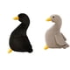 thumbnail image 4 of 2 Uds., Mu?eco De Pato De Peluche Infantil, Decoración De 30cm, Gris, 40cm, Negro, 4 of 4