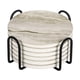 thumbnail image 1 of Posavasos De Cerámica De 6 Piezas Con Soporte Para Proteger La Mesa, Ideal Para Cumplea?os, Familia, Dise?o De Arena., 1 of 5