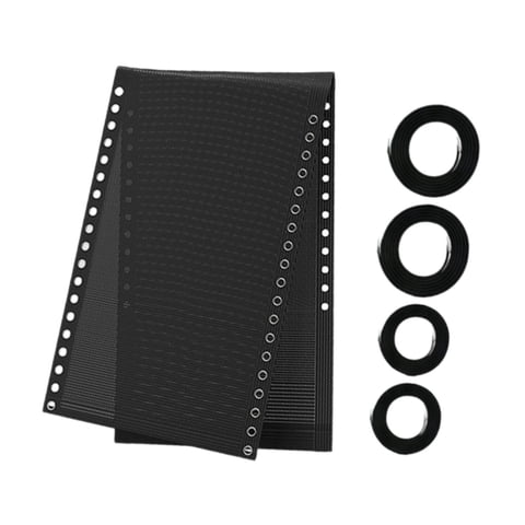 Magideal - Lona De Recambio Para Silla Forro Para Tumbona De Jardín Tela De Malla Elástica Y Repuesto Para Silla Plegable De Fácil Instalación Adecuado Para Terr Negro