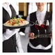 thumbnail image 2 of Pack 5 Bandeja Antideslizante Restaurant Redonda 40cm Negro, 2 of 4