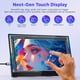 thumbnail image 2 of Monitor portátil VisionOWL con pantalla táctil de 15.6 pulgadas 1080P USB-C/HDMI, 2 of 9