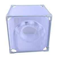 Magideal - Jaula De Hábitat Para Mariposas Jaula De Cría Recinto Plegable Terrario De Observación Con Malla Transpirable Para Visión Clara Adecuado Para Educació Blanco