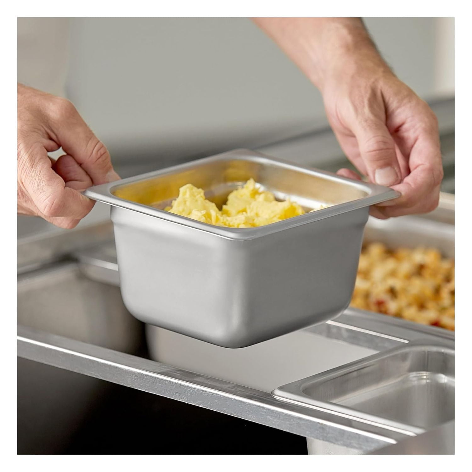 Disparo - Contenedor Gastronómico De Acero Para Cocina 17x16x10cm
