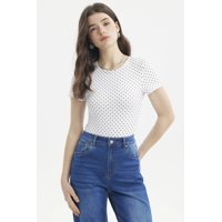Fashionspark - Polera Mujer Ajustado Blanco