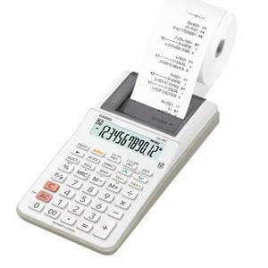 Calculadora Rollo Casio Color Blanco Hr-8Rc-We