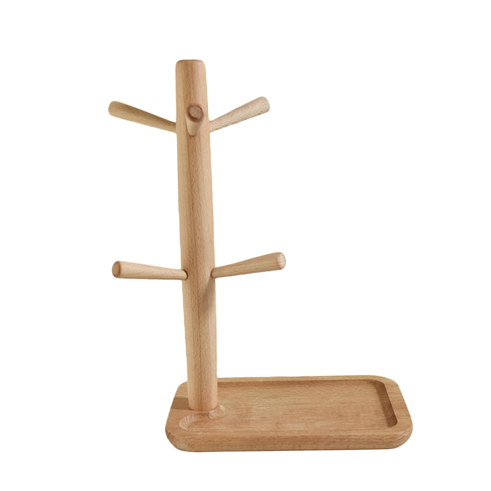 Bothyi - Bandeja De Madera Para Llaves, Bandeja Organizadora Para Entrada, Bandeja Para Teléfono, Dormitorio, Oficina, Base Rectangular