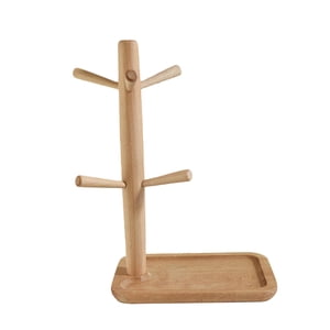 Bothyi - Bandeja De Madera Para Llaves, Bandeja Organizadora Para Entrada, Bandeja Para Teléfono, Dormitorio, Oficina, Base Rectangular