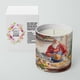 thumbnail image 2 of Vela decorativa de soja Caroline's Treasures, galletas con Papá Noel, 2 of 5